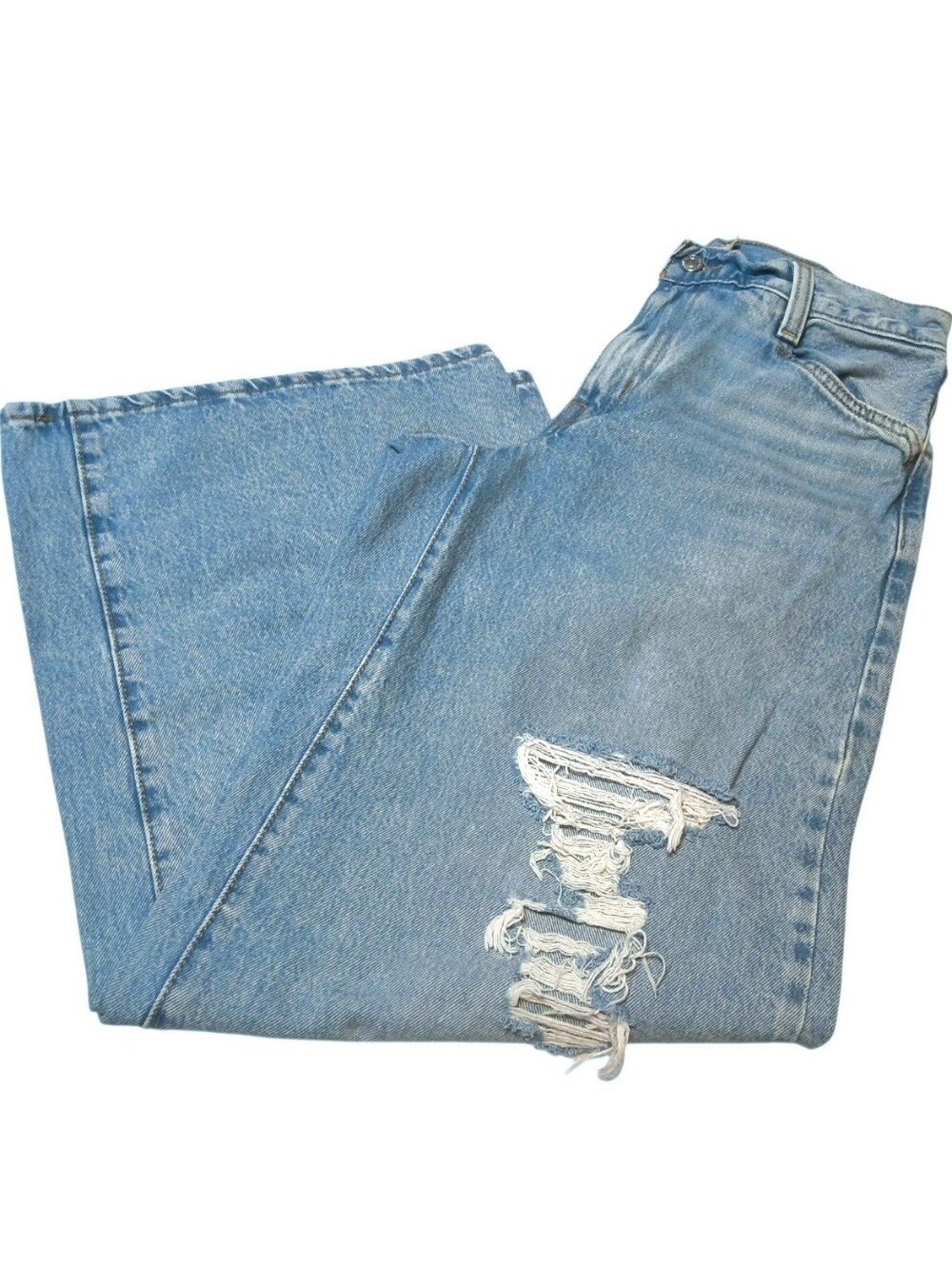 Levis '94 Baggy Wide Leg Distressed Jeans - Picture 7 of 9